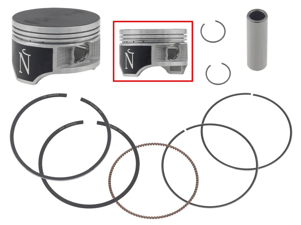 NAMURA píst HONDA CRF 230F 03-19, CRF 230L/M 08-09 (= +1,50mm) (kroužky NX-10230-6R) (67,0mm) (NX-10230-6)