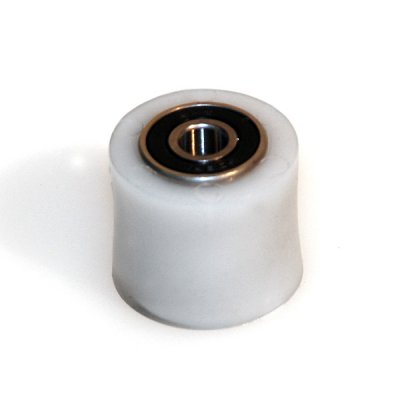 UFO rolna řetězu HONDA CR 125/250 04-07, KAWASAKI KFX 250 06-09 barva černá (8X34X28mm) (79-5001)