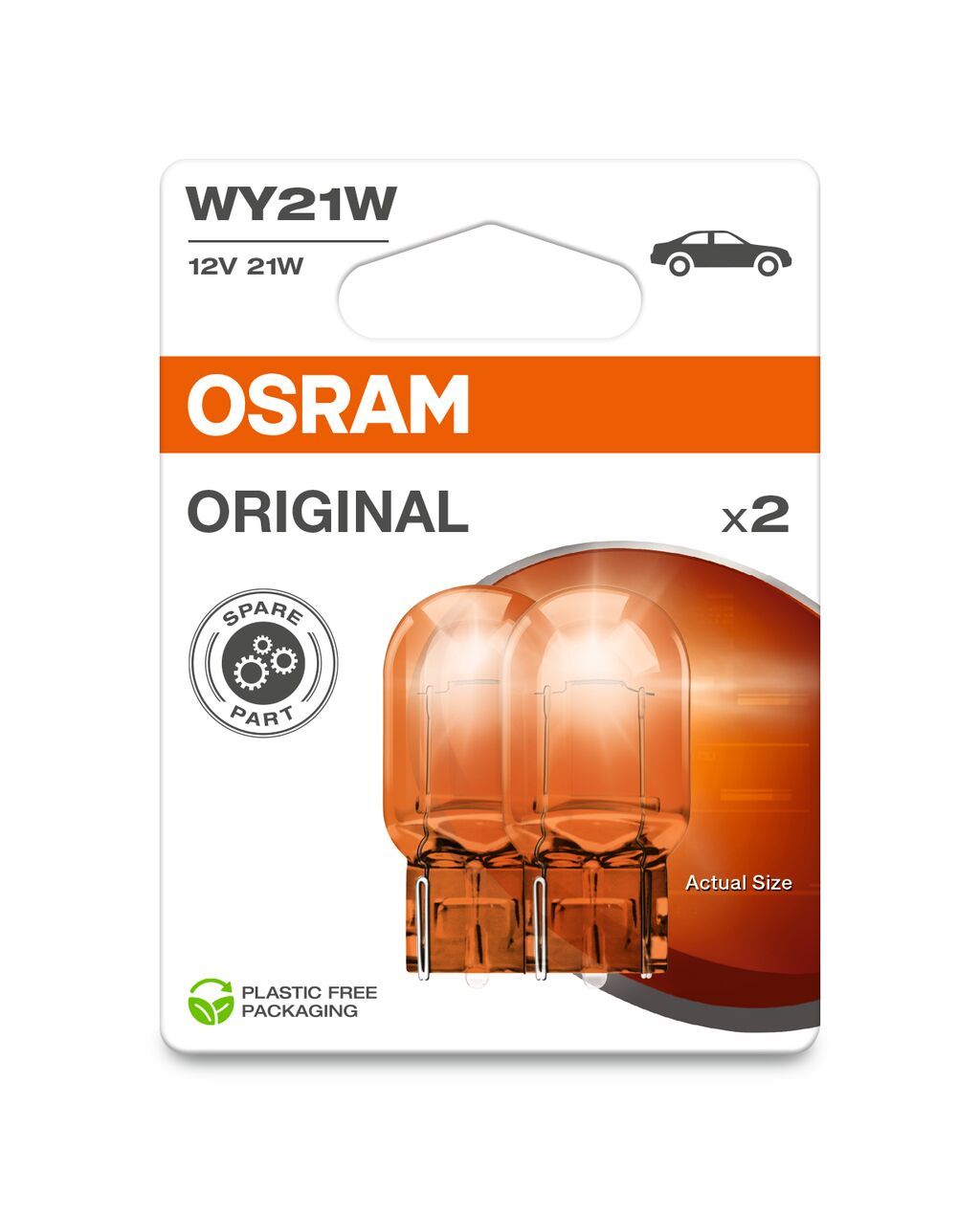 Levně OSRAM žárovka WY21W 12V 21W WX3X16D (oranžová CAŁOSZKLANA) BseznamER - 2 kusy (OSRAM žárovka WY21W 12V 21W WX3X16D (oranžová CAŁOSZKLANA) BseznamER -)