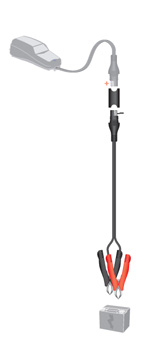 Mate cablekyearoclampmi for chargers with connector TECMATE O04