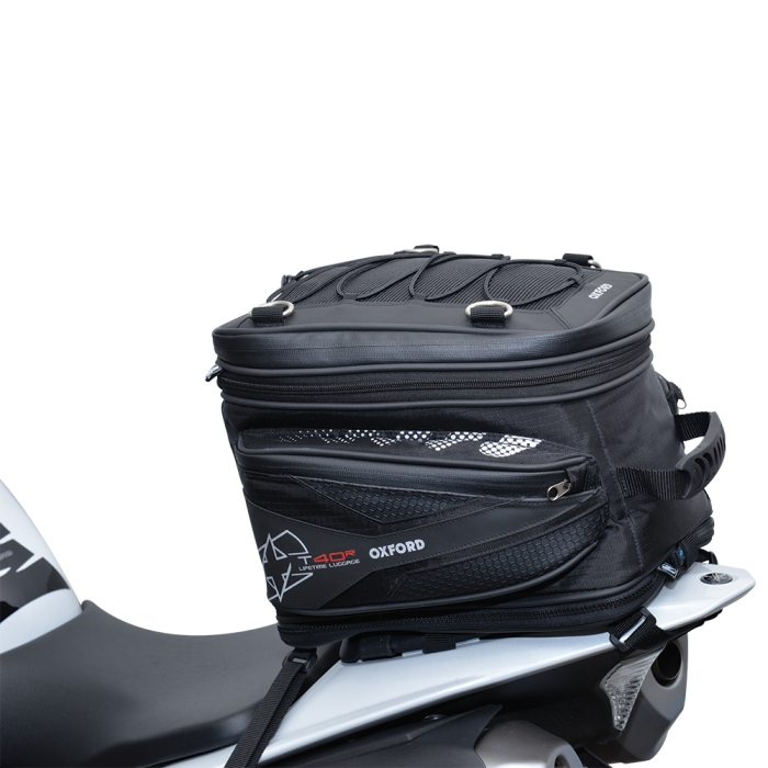 OXFORD brašna na zadní sedadlo motocyklu T40R TAIL PACK barva černá