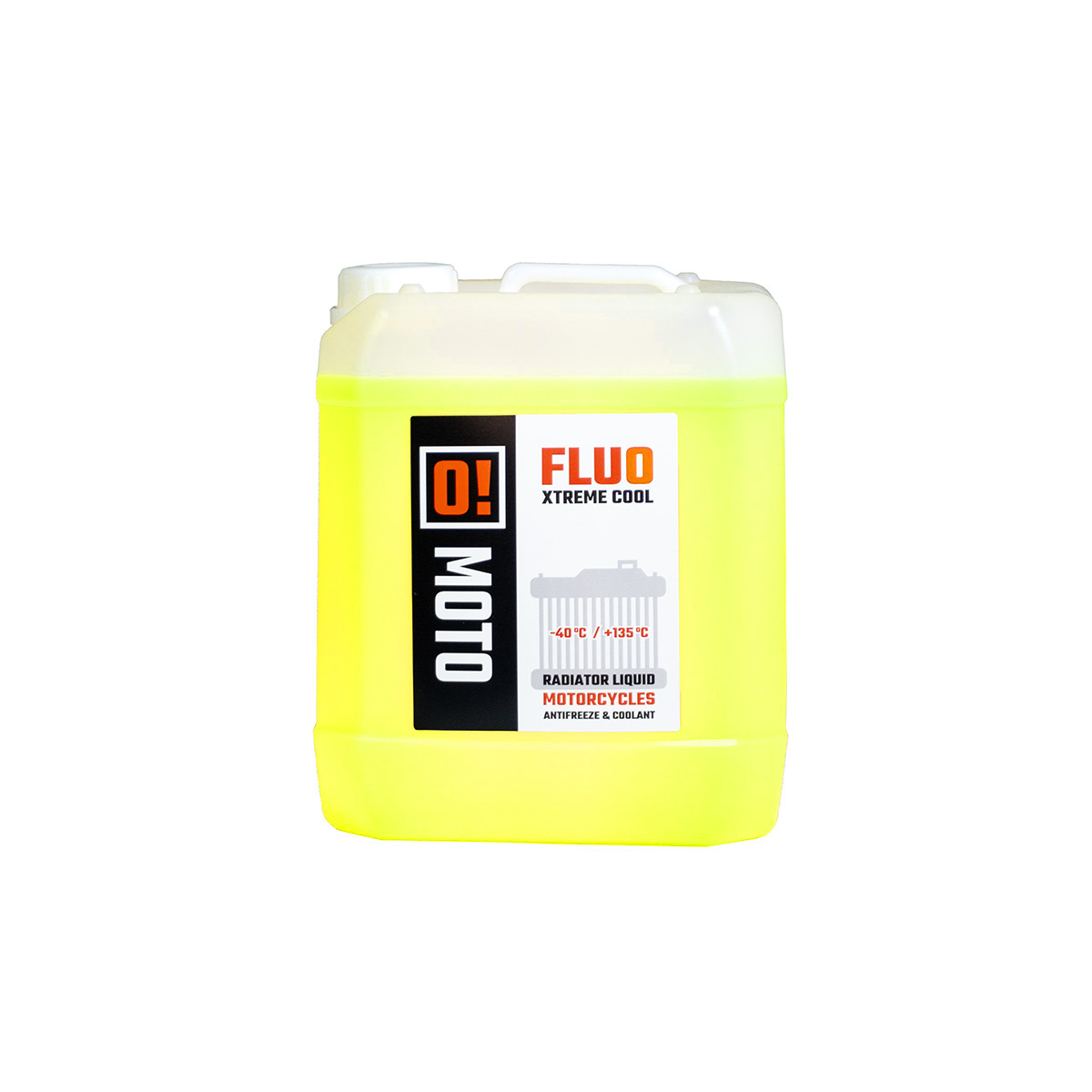 Levně OMOTO chladící kapalina 20L O! fluorescenční XtremE COOL +135 připraveno k použití (O!MOTO) (OLE-004) (-40 DO +135) (OMOTO chladící kapalina 20L O!)