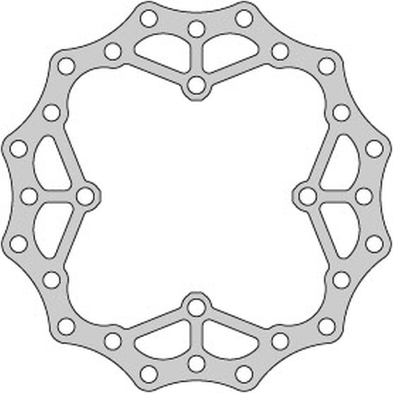 DELTA BRAKING brzdový kotouč zadní KAWASAKI KX 125 03-08, KX 250 03-18, 21, KX 450 06-18, 21, KLX 450 07-21, KXE 45010-20, RMZ 250 04-06, WAVE ULTRA LIGHT (240X115X4mm) (4X10,5mm) (NG799X)