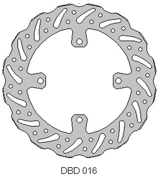DELTA BRAKING přední brzdový kotouč KAWASAKI KX 125 06-08, KX 250 06-08, KXF 250 09-14, KX 450 06-18, 21, KLX 450 07-21, KXF 450 09-14, WAVE (250X109,5X4mm) (4X9,5mm) (NG1762,NG1031)