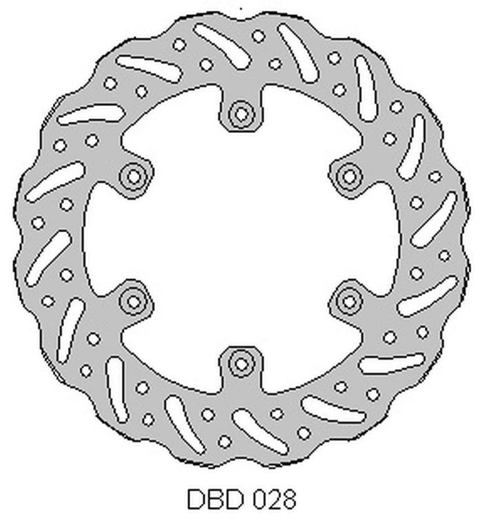 Brake disc rearDELTA BRAKING ONL_DBD028G