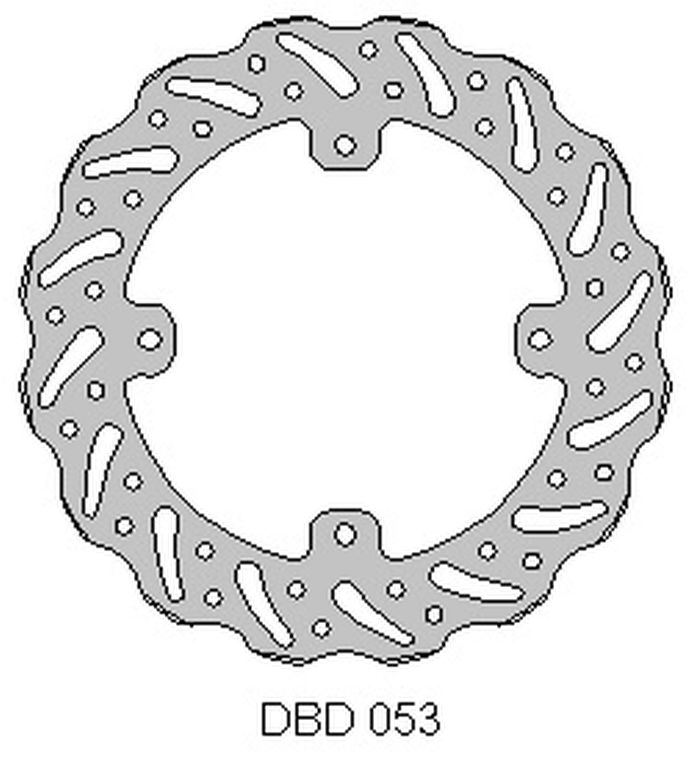 DELTA BRAKING brzdový kotouč zadní HUSQVARNA TC 85 14-20, KTM SX 85 11-20, 250/350 FREERIDE 12-19, WAVE (210X110X3mm) (4X6,5mm) (NG1281) (DELTA)