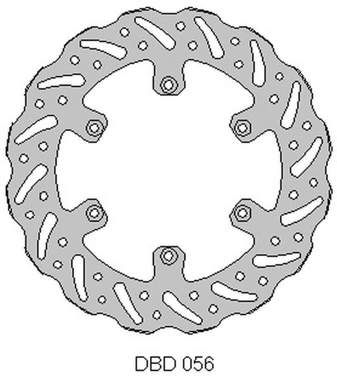 Brake disc rearDELTA BRAKING ONL_DBD056G