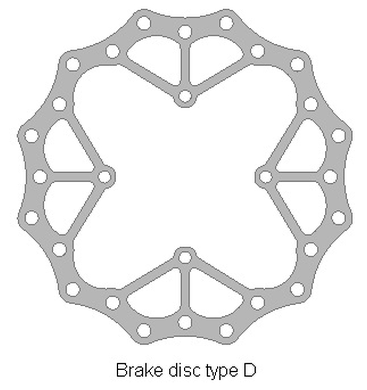 DELTA BRAKING přední brzdový kotouč KAWASAKI KX 250 15-21, KX 450 15-21, WAVE ULTRA LIGHT (270X109,5X4mm) (4X9,5mm) (NG1151)