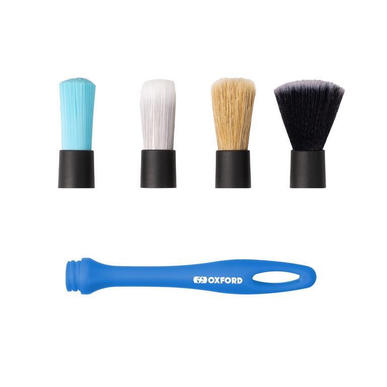 OXFORD 12/2025 set CZterech brushes to detailingu (4w1) colour light blue (OX342)