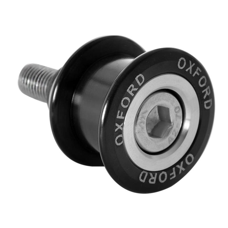 Levně OXFORD SPINNERS PREMIUM válečky (kluzáky) přišroubované do kyvné vidlice. M8X1 s ložiskem barva černá (OXFORD SPINNERS PREMIUM válečky (kluzáky))