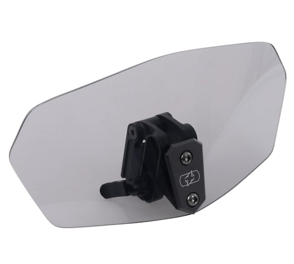 OXFORD 12/2025 windshield adjustable tinted shield deflector (dymiony) (smoked) 260 x 125mm (OX847)