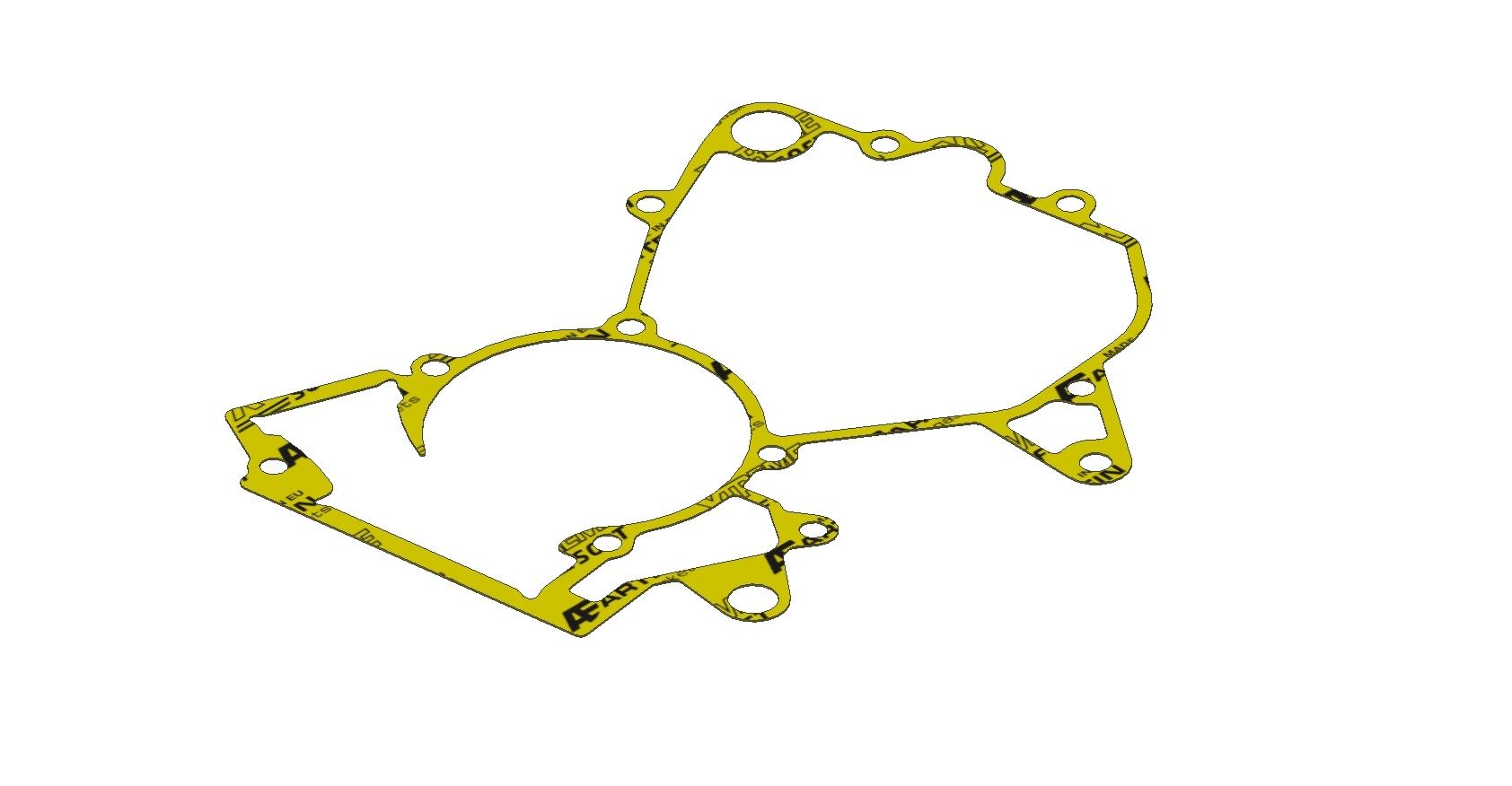 XRADICAL(ARTEIN GASKETS) těsnění klikové skříně motoru (střed motoru) KTM SX 65 09-23, HUSQVARNA TC 65 14-23, GAS GAS MC 65 21-23 (XRADICAL(ARTEIN)