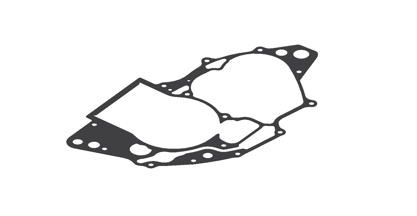 XRADICAL(ARTEIN GASKETS) těsnění klikové skříně motoru (střed motoru) HONDA CRF 250R 04-09 ,CRF 250X 04-17 (pokovené)