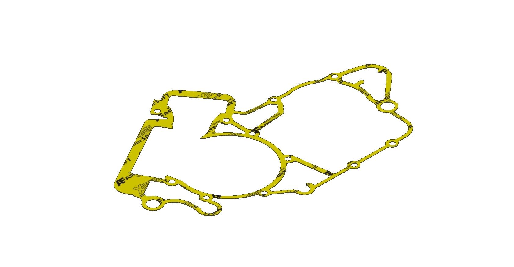 XRADICAL(ARTEIN GASKETS) těsnění klikové skříně motoru (střed motoru) KTM SX 125 02-15, EXC 125 02-16, HUSQVARNA TC 125 14-15, TE14-16, HUSABERG TE