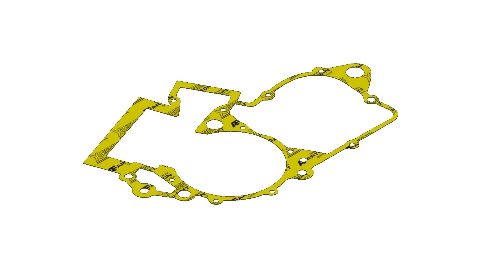 XRADICAL(ARTEIN GASKETS) těsnění klikové skříně motoru (střed motoru) GAS GAS MC/EC 200/250/300 98-04 (OLD model GAS GAS ENGINE)