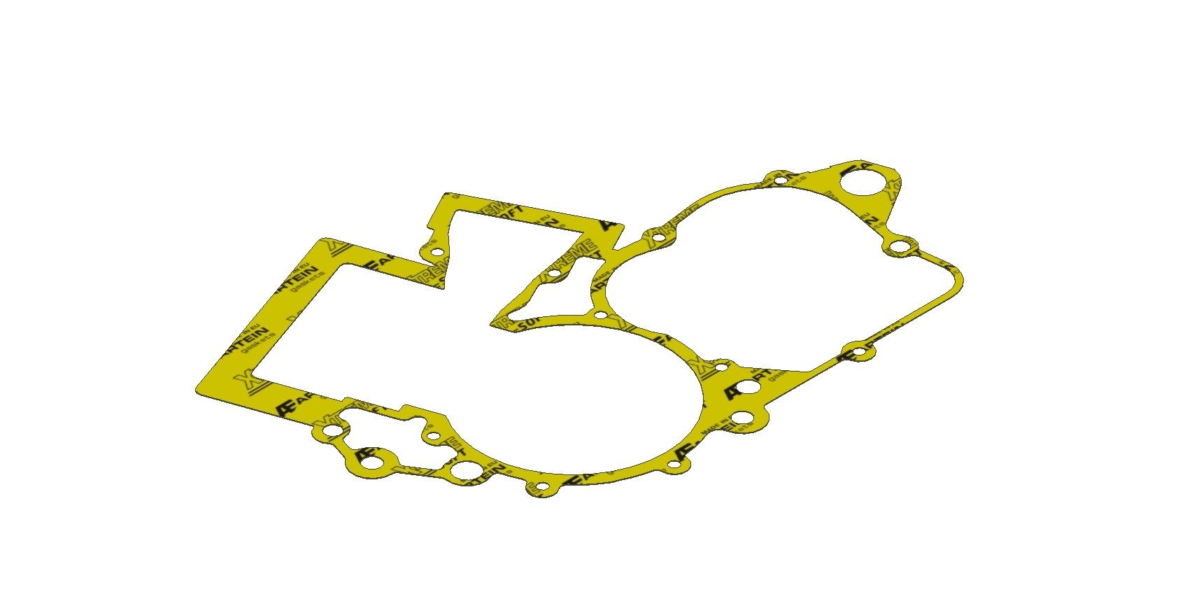 XRADICAL(ARTEIN GASKETS) těsnění klikové skříně motoru (střed motoru) GAS GAS MC/EC 200/250/300 18-19,RJEJU MR 200/250/300 20-23 (OLD model GAS GAS ENGINE)