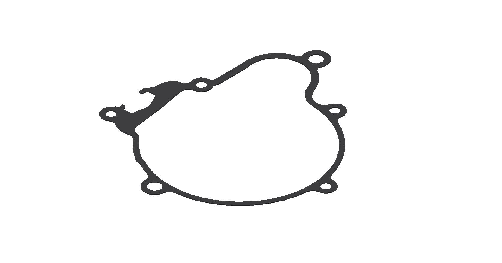 XRADICAL(ARTEIN GASKETS) těsnění víka alternátoru KTM EXC 250/300 08-16, HUSQVARNA TE 250/300 14-16,HUSABERG TE 250/300 11-14 (se startérem)(pokovené)