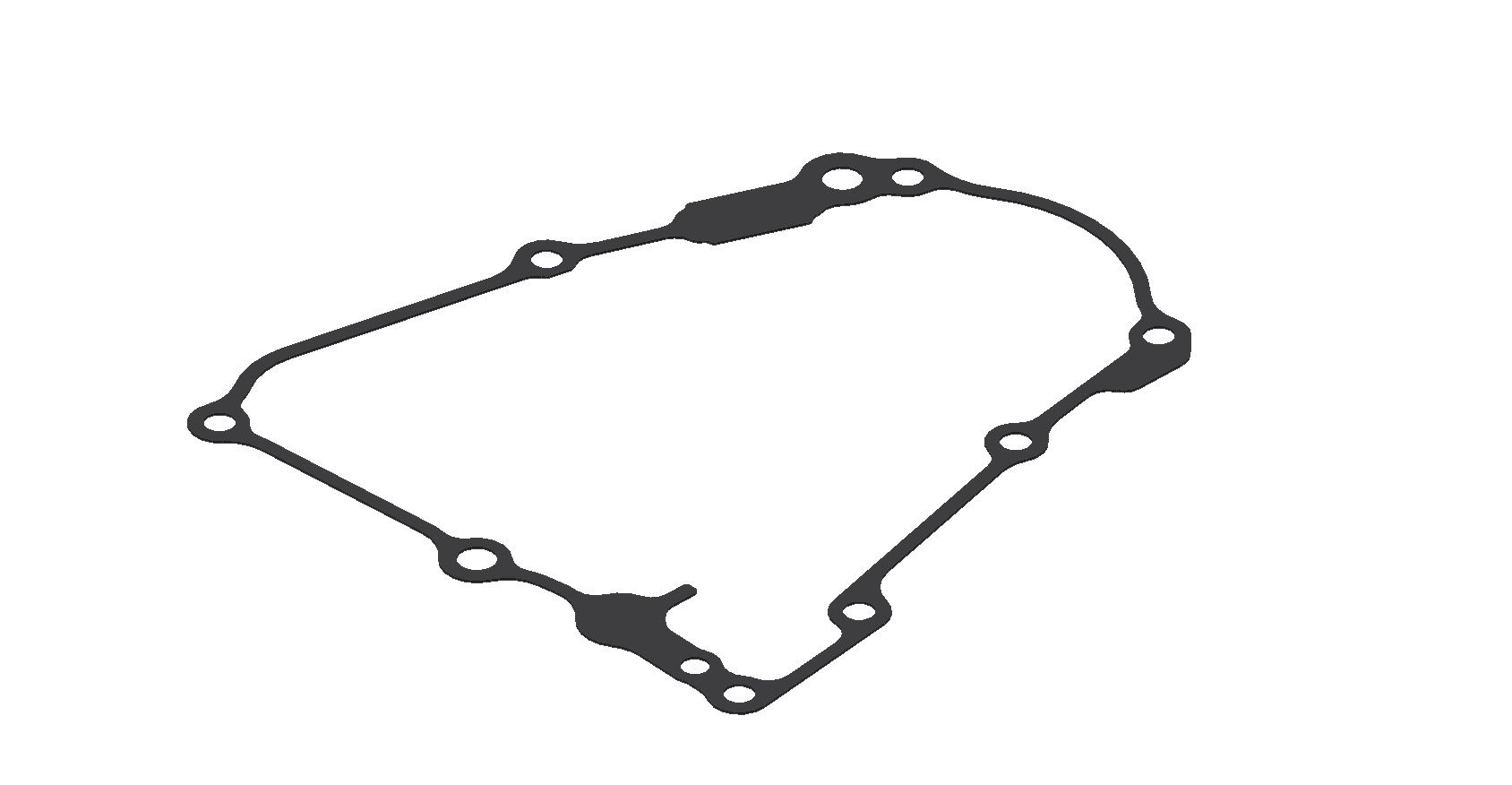 XRADICAL(ARTEIN GASKETS) těsnění víka alternátoru YAMAHA YZF 450 06-09, WRF 450 07-15, GAS GAS EC 450F 13-15 (pokovené)