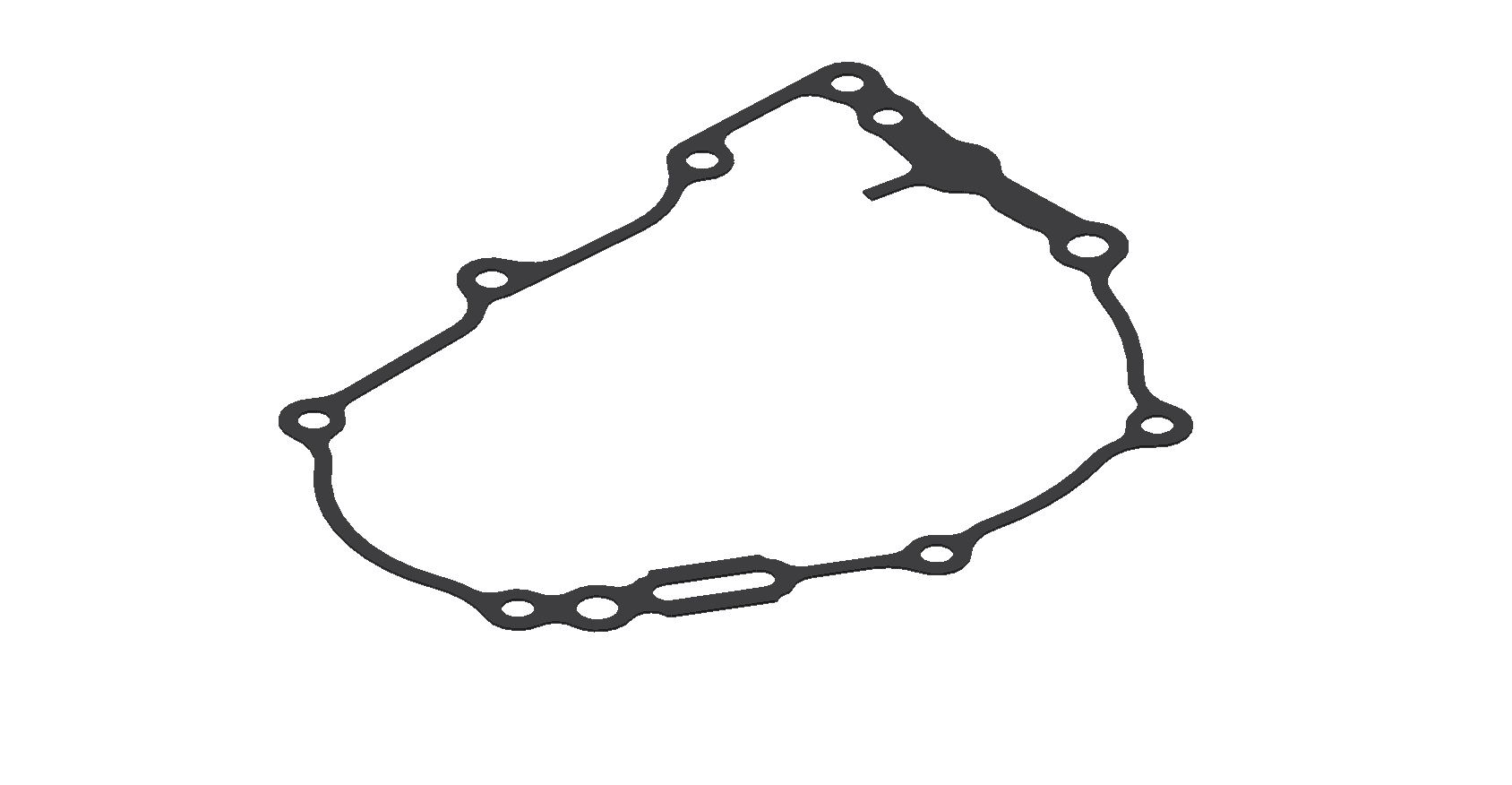 XRADICAL(ARTEIN GASKETS) těsnění víka alternátoru YAMAHA YZF 450 10-13 (pokovené)