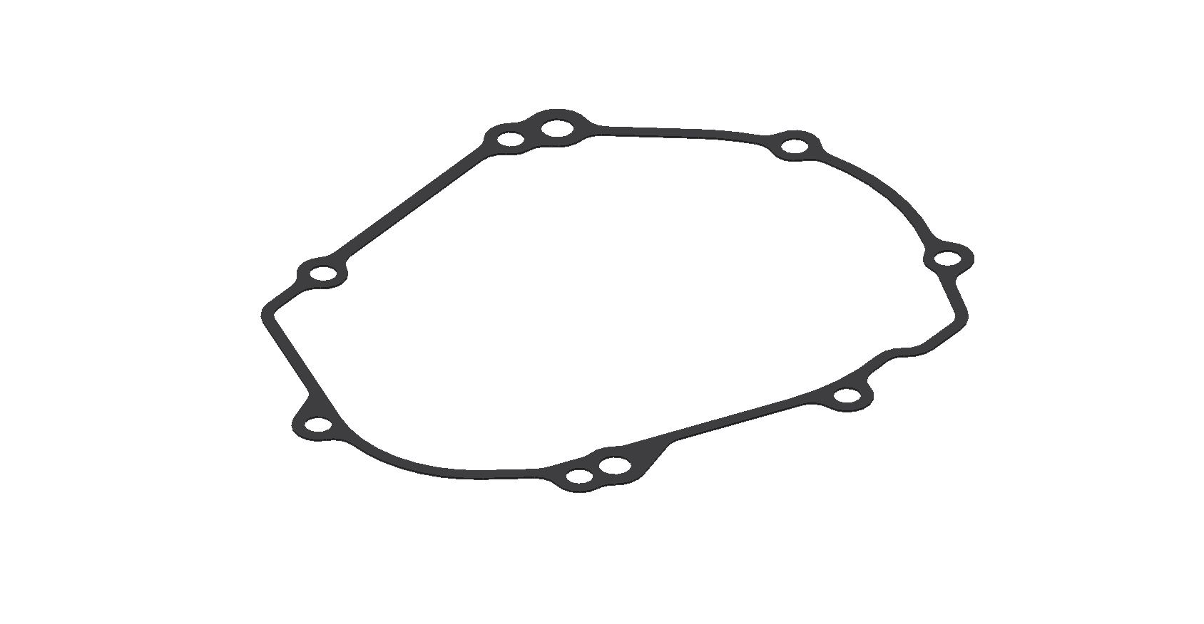 XRADICAL(ARTEIN GASKETS) těsnění víka alternátoru KAWASAKI KX 450F (KXF 450) 16-18 (pokovené)