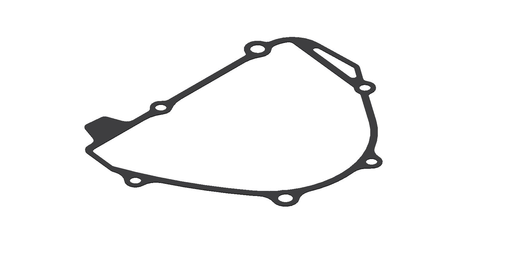XRADICAL(ARTEIN GASKETS) těsnění víka alternátoru KAWASAKI KXF 250 (KX 250F) 17-20, KX 250 4T, (pokovené), OEM, 110611200