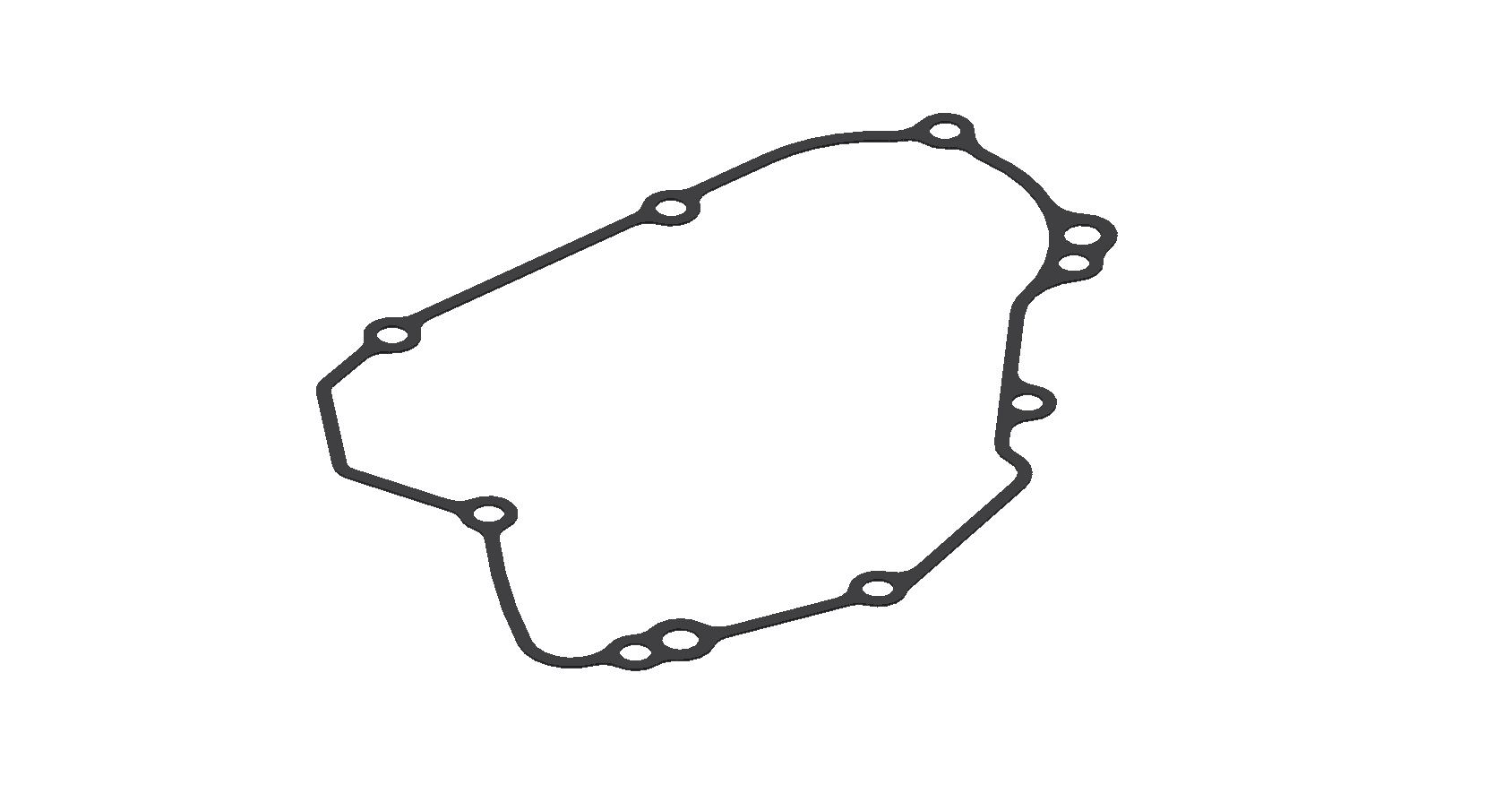 XRADICAL(ARTEIN GASKETS) těsnění víka alternátoru KAWASAKI KX 450F (KXF 450) 09-15 (pokovené)