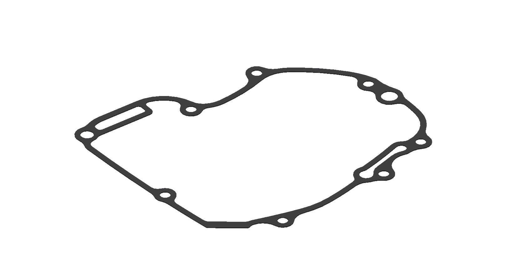 XRADICAL(ARTEIN GASKETS) těsnění víka alternátoru HONDA CRF 250 04-09 ,CRF 250X 04-17 (pokovené)