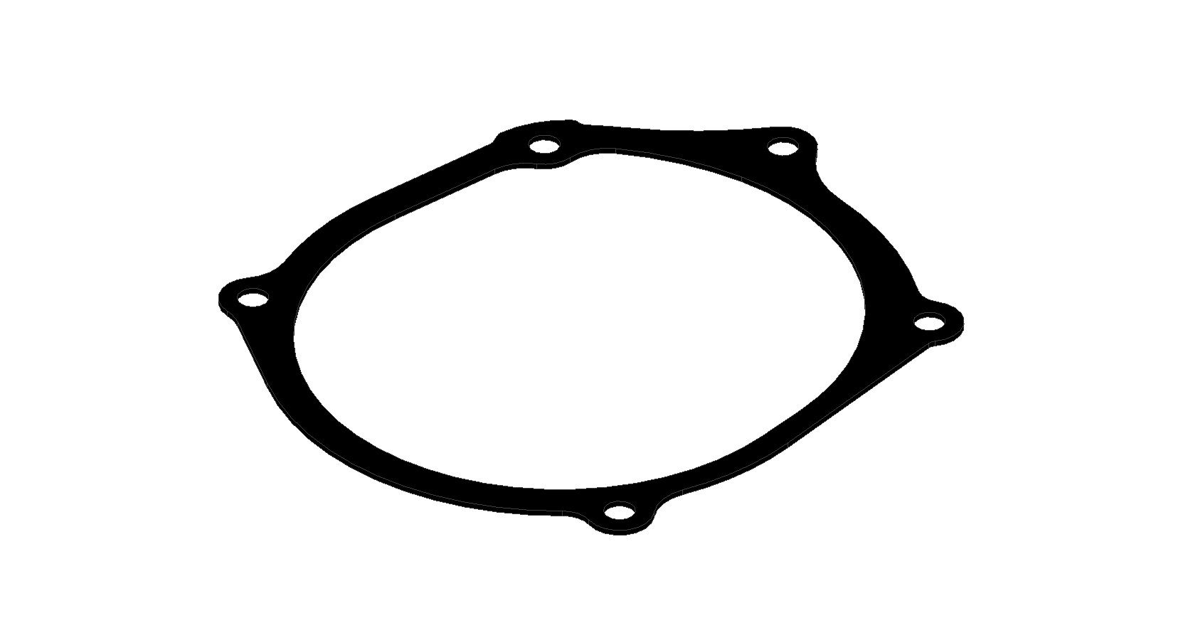 XRADICAL(ARTEIN GASKETS) těsnění víka alternátoru YAMAHA YZ 65 18-26, YZ 85 02-26, (pokovené)