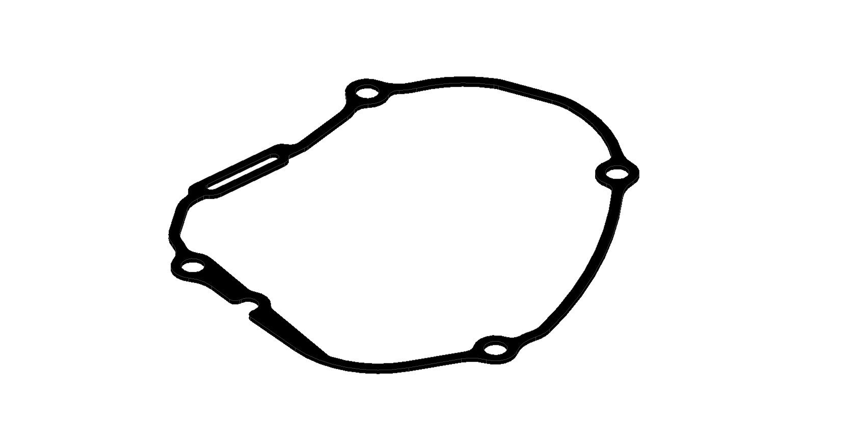 XRADICAL(ARTEIN GASKETS) těsnění víka alternátoru YAMAHA YZ 125 05-26 (pokovené)