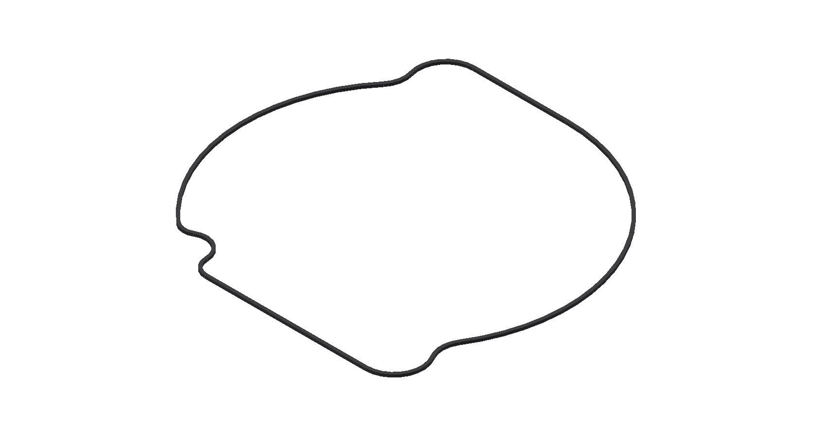 Xradical(ARTEIN GASKETS) clutch cover gasket (external) O-RING KTM exc 400/450/530 09-11, excr 450/530 08 (P025000005074)