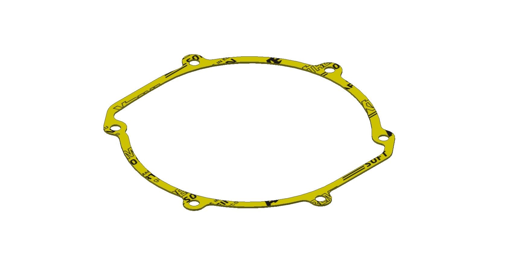 XRADICAL(ARTEIN GASKETS) těsnění krytu spojky (vnější) GAS GAS MC/EC 125 01-13 (OLD model GAS GAS ENGINE)