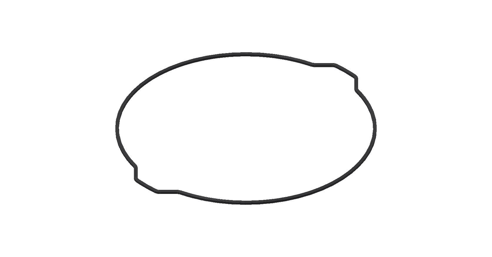 XRADICAL(ARTEIN GASKETS) těsnění krytu spojky (vnější) O-kroužek KTM SX 250 16-18, EXC 250/300 TPI 17-23, HUSQVARNA TC/TE 250/300I 17-23, GAS GAS EC