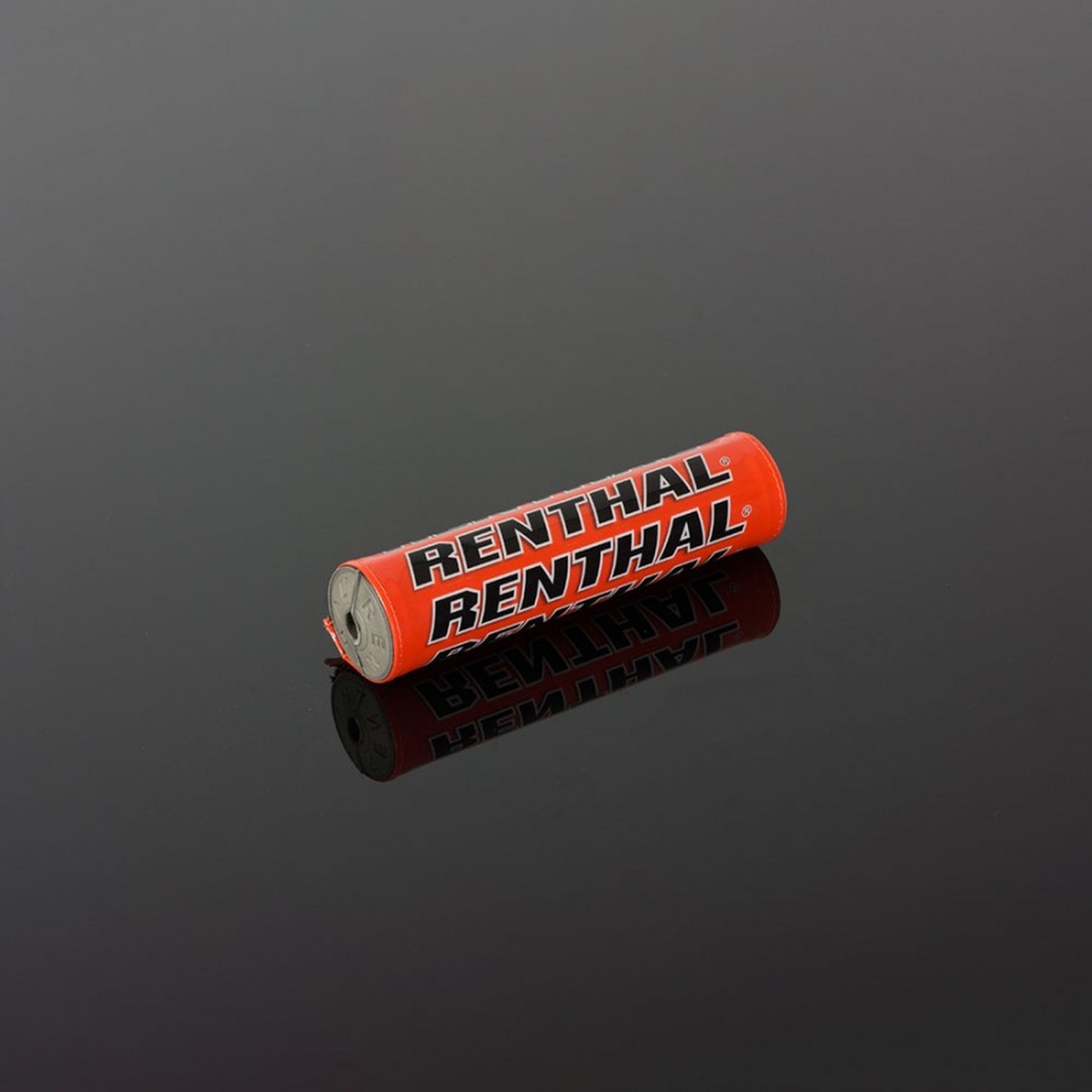 RENTHAL houba na řídítka MINI SX PAD (205mm) ORANGE barva oranžová s logem RENTHAL (RENTHAL houba na řídítka MINI SX PAD (205mm) ORANGE barva)