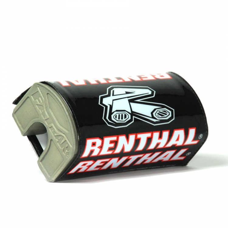 Levně RENTHAL houba na řídítka FATBAR BLACK/RED barva černá/červená s logem RENTHAL (RENTHAL houba na řídítka FATBAR BLACK/RED barva černá/červená s logem)