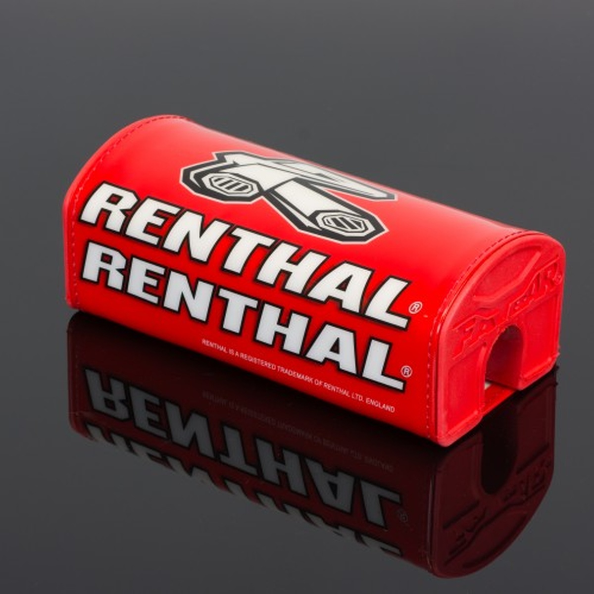 Levně RENTHAL houba na řídítka FATBAR PAD RED barva červená s logem RENTHAL (RENTHAL houba na řídítka FATBAR PAD RED barva červená s logem RENTHAL)