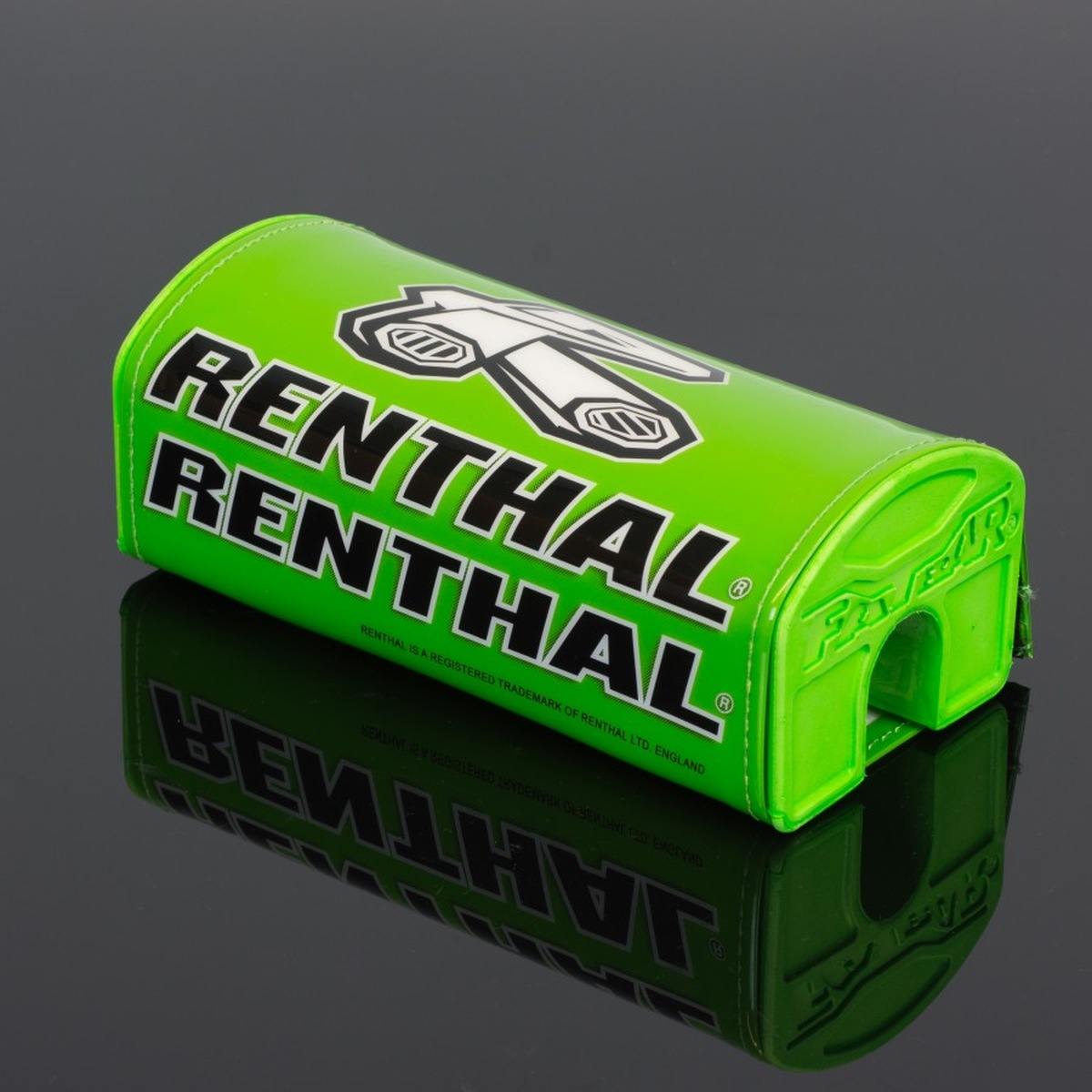 Levně RENTHAL houba na řídítka FATBAR PAD GREEN barva zelená s logem RENTHAL (RENTHAL houba na řídítka FATBAR PAD GREEN barva zelená s logem RENTHAL)