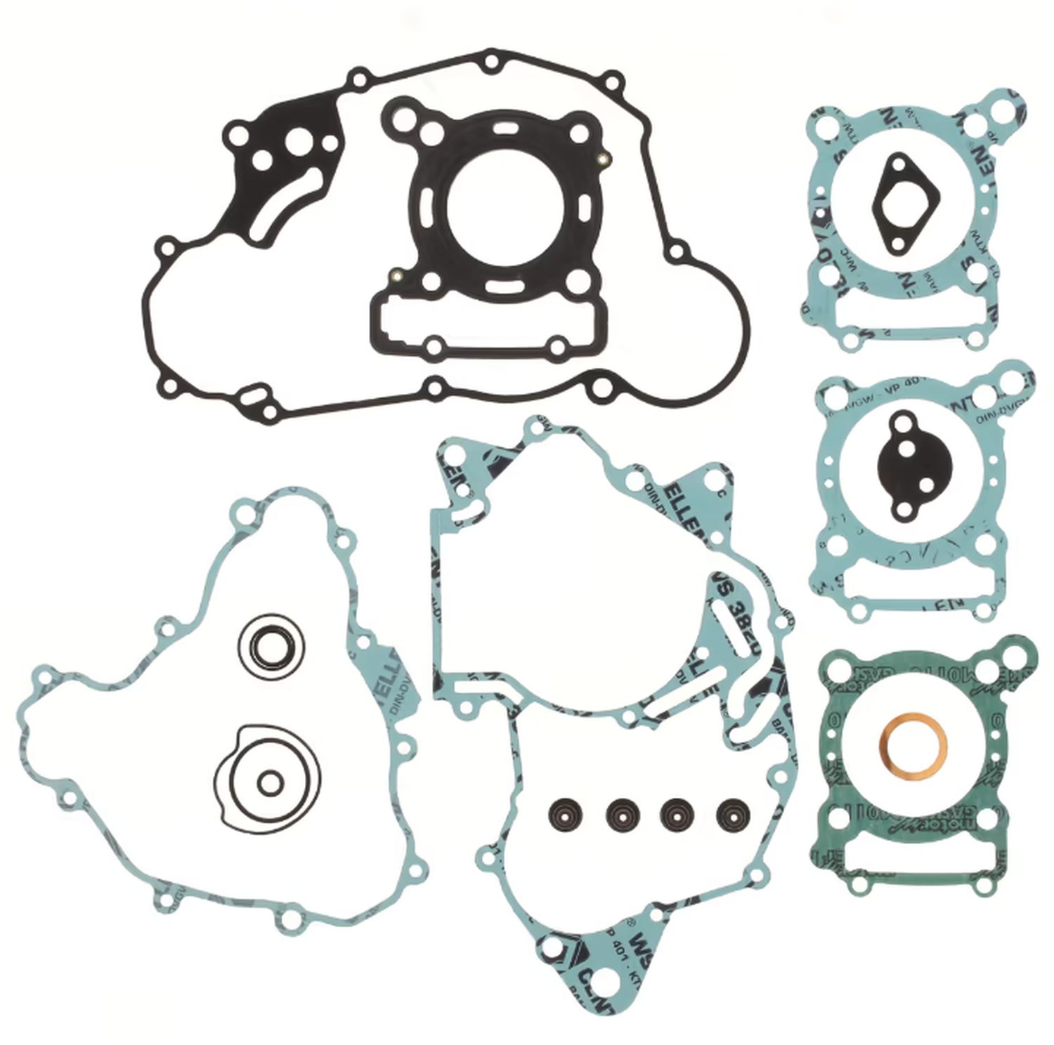 ATHENA complete gasket set (without oil seals) APRILIA RS4 125 '11-'16, DERBI GPR 125 '09-'10, MULHACEN EU3 125 '07-'10, SENDA 125 SM / DRD RACING '09-'18, TERRA EU3 125 '07-'09
