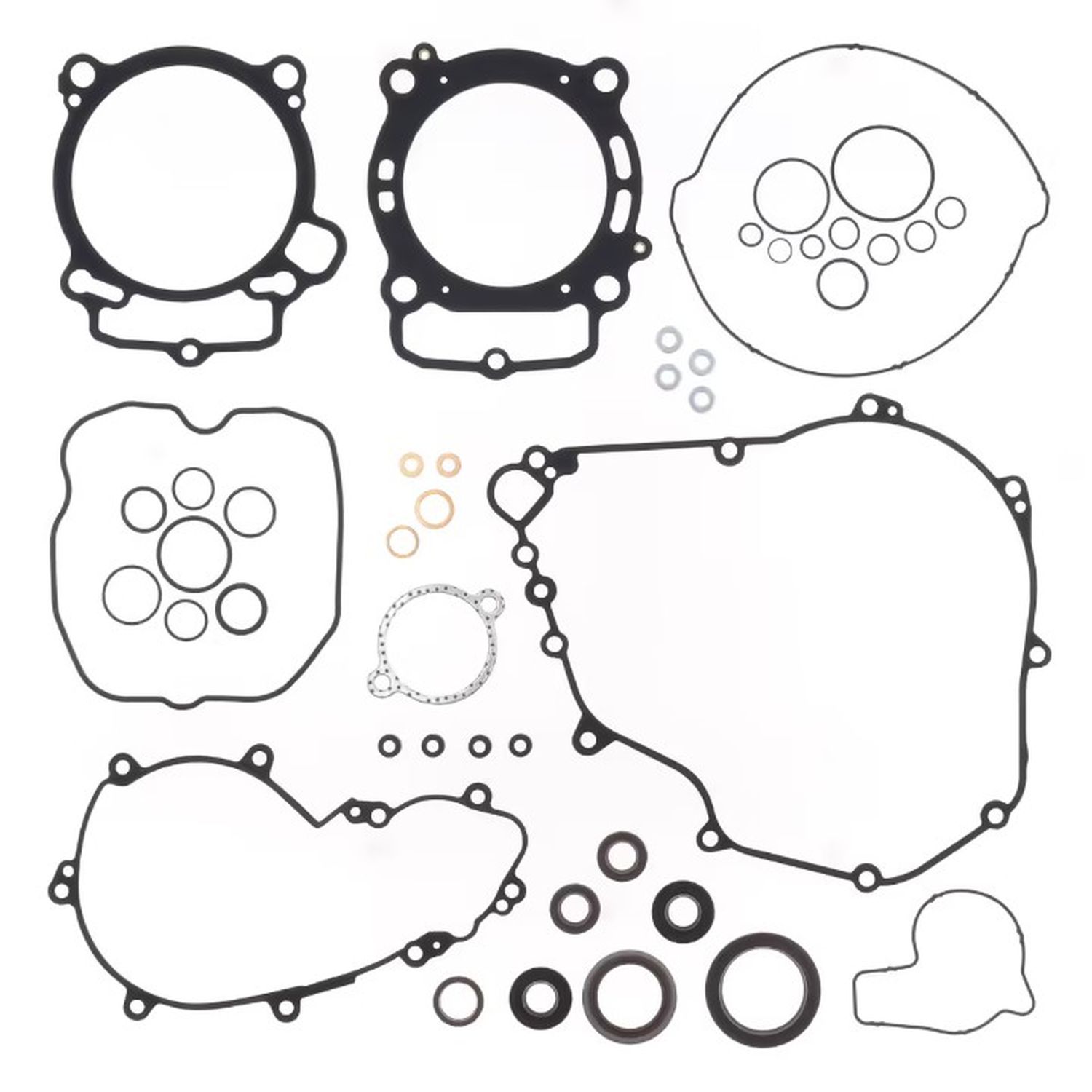 ATHENA kompletní sada těsnění (s hřídelovými těsněními) TRIUMPH TF 450 - C '26, TF 450 - E '25, TF 450 - RC '25,