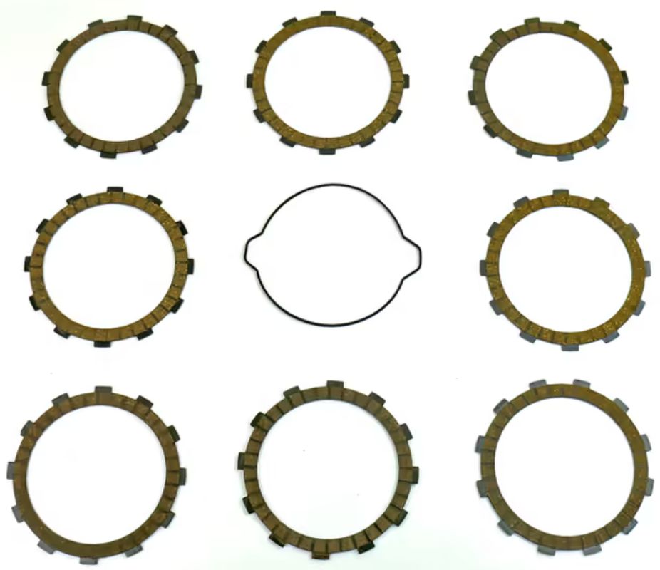 ATHENA spojkové kotouče s těsněním víka spojky KTM SX 250 17-22, EXC 250 / 300 17-22, HUSQVARNA TE 250 / 300 17-22, GAS GAS EC 250 21-22, EX 300 21-22