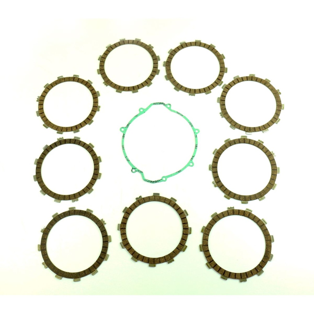 ATHENA spojkové kotouče s těsněním víka spojky KTM EGS 250/300/360 96-99, EXC 250/300 96-03, SX 250 94-02, SX 360/380 96-02 (ATHENA spojkové kotouče)