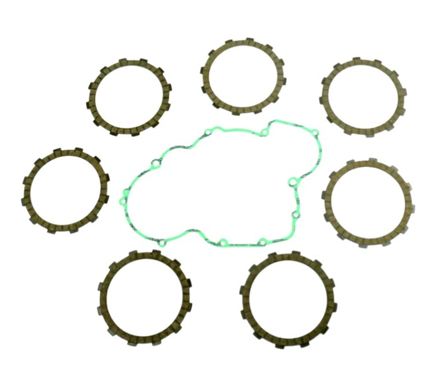 ATHENA 2026/01 spojkové kotouče s těsněním víka spojky KTM 06-07 ( EXC 400, EXC 450, SX 450, SX 525 ) (ATHENA 2026/01 spojkové kotouče s těsněním)