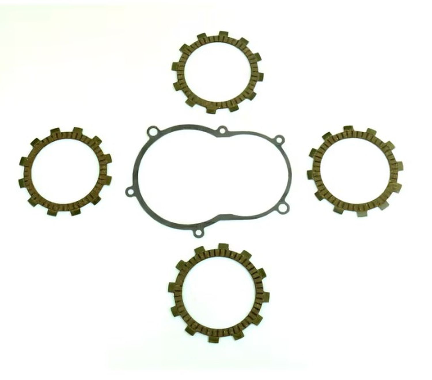 ATHENA 2026/01 spojkové kotouče s těsněním víka spojky KTM SX 50 02-04 (ATHENA 2026/01 spojkové kotouče s těsněním víka spojky KTM SX 50 02-04)