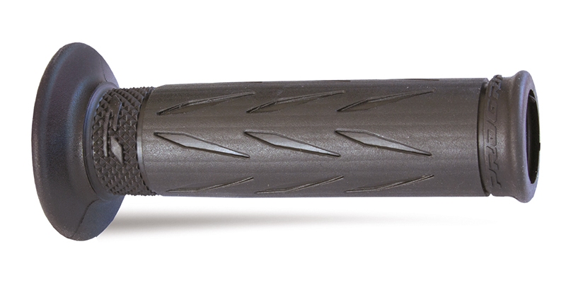 PROGRIP gripy PG729 GP závodní (22+25mm délka 122 mm) barva černá (s otvorem) (729-102 OE) (PG729BK)