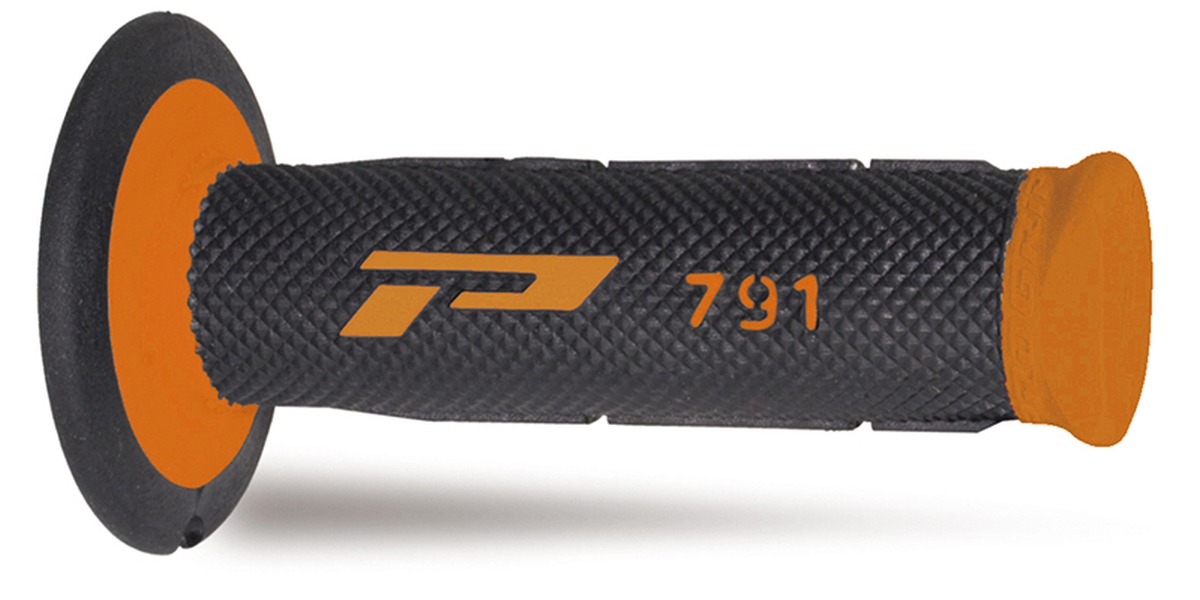 PROGRIP gripy PG791 OFF ROAD (22+25mm, délka 115mm) barva oranžová/černá (dvousložkové) (791-201) (PG791OR/BK)