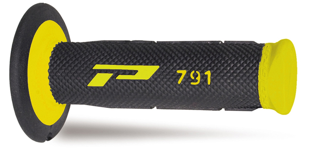 PROGRIP gripy PG791 OFF ROAD (22+25mm, délka 115mm) barva žlutá/černá (dvousložkové) (791-202) (PG791YL/BK)