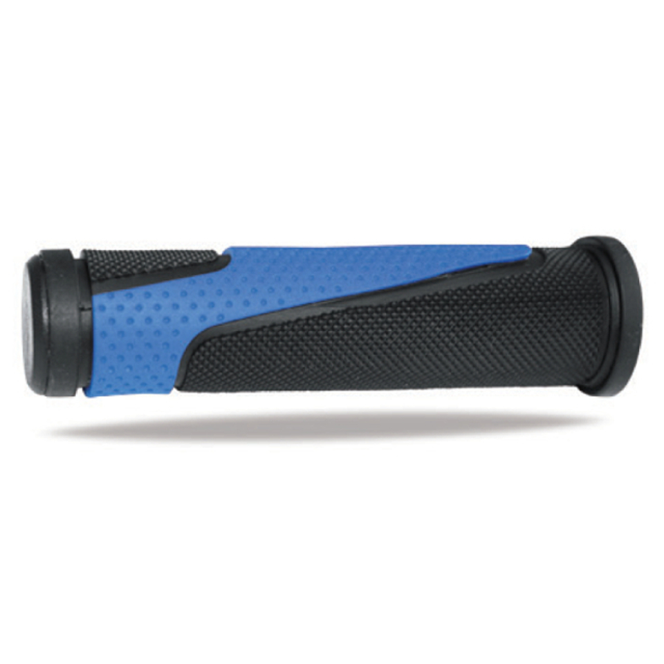 Levně PROGRIP řazení (gripy) PG807 ATV / JET SKI / MTB (22+22mm, délka 125mm) barva černá světle modrý (dvousložkový) (807-286) (PROGRIP řazení (gripy))