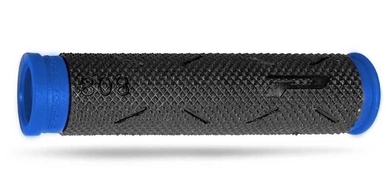 Levně PROGRIP řazení (gripy) PG807 ATV / JET SKI / MTB (22+22mm, délka 120mm) barva černá/světle modrý (dvousložkový) (808-150) (PROGRIP řazení (gripy))