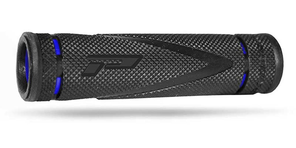 Levně PROGRIP řazení (gripy) PG838 ATV (22+22mm, délka 125mm) barva černá/světle modrý (dvousložkový) (838-SA-150;838-150 SA) (PROGRIP řazení (gripy) PG838)