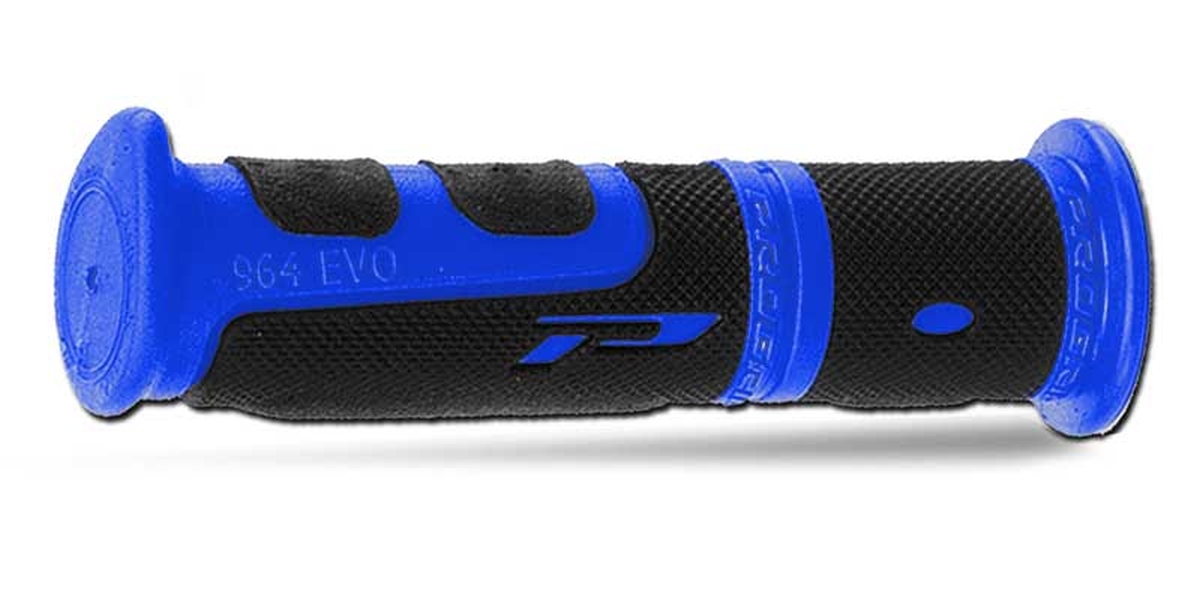 PROGRIP gripy PG964 ATV / JET SKI / MTB (22+22MM, dl. 120MM) barva modrá/černá (964-150) (PG964/2)