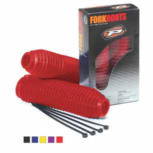PROGRIP fork boots PG2510 color red (diameter 41/45mm) (PG2510/3) (2510-107)